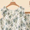 thumbnail image 5 of Bxsruta Women's Floral Print Pajama Set Sleeveless Ruffle Trim Top and Shorts 2 Piece Sleepwear for Women Lightweight Lounge Wear, 5 of 7