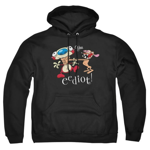 Ren And Stimpy You Eediot Unisex Adult Pull-Over Hoodie