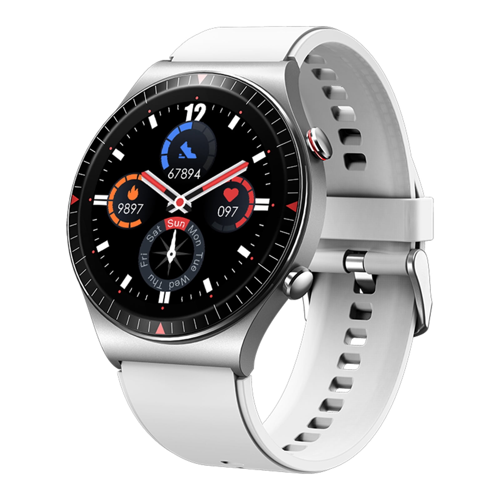 Tomshoo T7 Smart Watch Fitness Smart Sport Band 4GB Music Player Bluetooth  Call Heart Rate Sleep Monitoring Recording Color Touch Screen Message Push  - Walmart.com