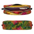 thumbnail image 2 of Easygdp Rose Psychedelic para Estuche de Lápices de Cuero, Estuche de Papelería de Cuero, Estuche de Gran Capacidad con Cremallera, 2 of 7
