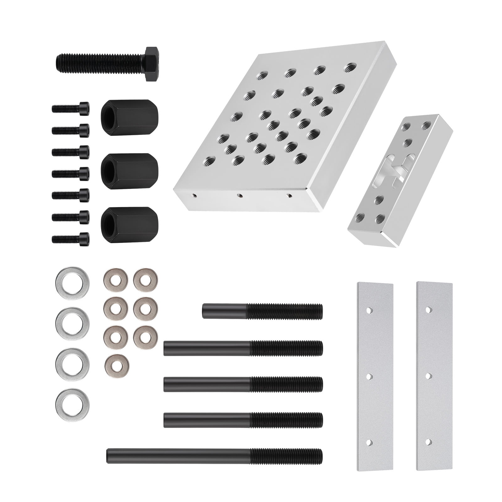 30 Ton Universal Drill Press Support Block Plate Tool Set Kit Bearing & Bushing