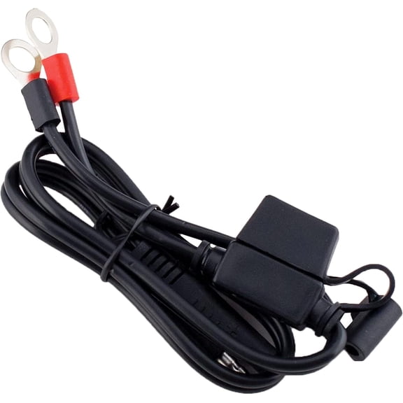 CoolStuff Battery Tender Ring Terminal Harness Accessory Cable - 18 inch Cord Adapter with SAE Quick Disconnect - Easy Quick Convenient for Motorcycles, Cars, ATVs and More - 081-0069-6
