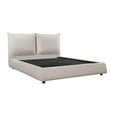 thumbnail image 6 of Lexicon Linna Chenille Upholstery California King Platform Bed in Beige, 6 of 12