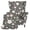 Gray - Floral, variant on DISNIMO Golden Retriever Hibiscus Print Wingback Chair Slipcover 2 Piece Wingback Armchair Covers Soft Stretch Wing Back Sofa Slipcover with Elastic Bottom