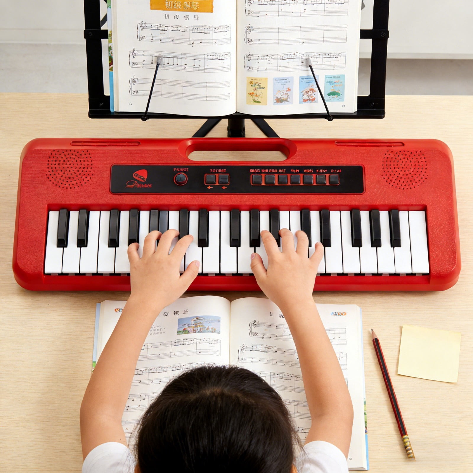 Children Piano Keyboard 37 Keys Music Player USB Power Options for Early Music Education