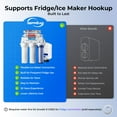 thumbnail image 3 of iSpring RCC2AK-UV, Upgraded 200 GPD, UV pH+ Reverse Osmosis System, 7-Stage RO Water Filtration System with Alkaline and Ultraviolet Filter, Ideal for Large Households and Off, 3 of 9