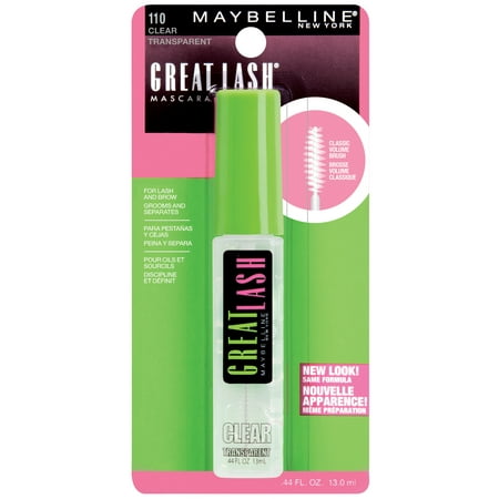 Maybelline New York Great Lash Clear Mascara for Lash and Brow 110, 0.44 Fl (Best Drugstore Mascara For False Lash Effect)