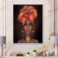 thumbnail image 3 of Designart African American Woman with Turban V FLOAT FRAME WALL ART, 3 of 4