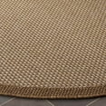 thumbnail image 5 of SAFAVIEH Sisal All-Weather Dixie Bordered Indoor/Outdoor Area Rug, Natural/Brown, 6'7" x 6'7" Round, 5 of 13