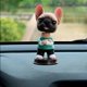 thumbnail image 2 of Mini juguetes cabezones Accesorios de columpio Figura de cachorro cabezón para coche Auto Tomarse de las manos, 2 of 5