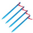 thumbnail image 1 of 4PCS 23cm Aluminium Alloy Outdoor Lengthen Ultralight Camping Tent Peg Ground Nail StakesBlue, 1 of 4