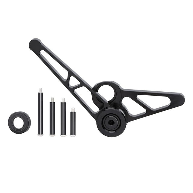 El tensor de cadena de bicicleta de 1-6 velocidades parte la aleación de aluminio ajustable trasera para plegar Negro Zulema tensor de cadena de bicicleta