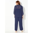 thumbnail image 2 of Catherines Women's Plus Size Masquerade Beaded 3-Piece Pant Suit, 2 of 6