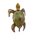 thumbnail image 6 of DecMode Multi Colored Metal Indoor Outdoor Turtle Wall Decor, 6 of 9