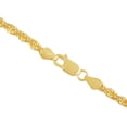 thumbnail image 4 of Sterling Silver and Gold Plated Rope Chain Necklaces and Bracelets - 3.70MM Thick - 22 Inches, 4 of 7