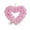 Pink, variant on TIELUTT Valentine's Day White Rose Wreath Heart Shaped Wreath Outdoor Wedding Scene Prop Advent Wreath Kids Fall Candle Rings Inexpensive Christmas Wreathed Storage Fall Wreath - Pomegranate Wreath