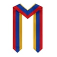 thumbnail image 2 of More design Graduation shawl Armenia & United States Flag Stole Sash Honor Study Aboard International Students, 2 of 9