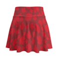 thumbnail image 2 of HELLHERO Maple Leaves with Pockets Tennis Skirts, Built-in Shorts 2 Side Pockets Polyester Spandex Athletic Skort for Hiking Daily Wear Golf, 2 of 9