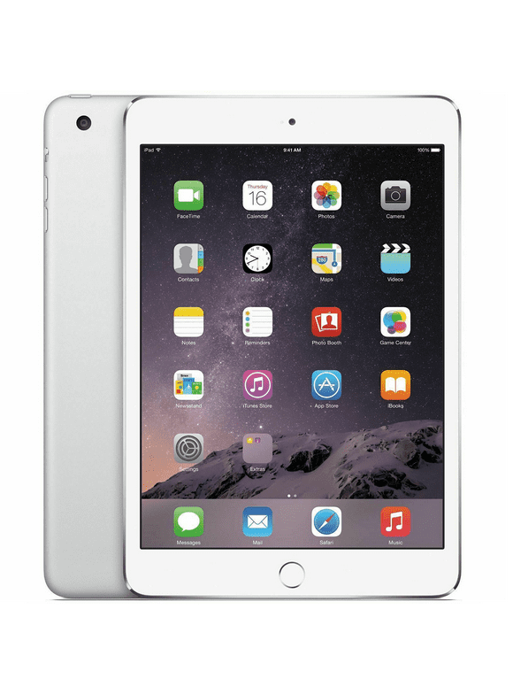 Apple iPad mini 3 - 3rd generation - tablet - 64 GB - 7.9" TFT (2048 x 1536) - silver - Used