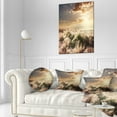 thumbnail image 4 of Designart 12" x 20" White Polyester Throw Pillow, 4 of 5