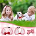thumbnail image 3 of BRKURLEG Plaid Cat Collar, Cute Small Animal Bow Tie Costume for Bunny Cat Mini Dog Kitten Puppy, Small Pet Outfits Decor for Daily Wear Wedding Parties, 3 of 8