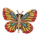 thumbnail image 3 of Clip de mariposa brillante para coche para mujer, decoración interior del coche, ambientador para coche Rojo, 3 of 9