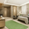 thumbnail image 3 of Furnish My Place Lime Green 3' x 20' Solid Color Rug Runner, Made In Usa, Living Room, Indoor, 3 of 12