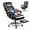 Black, variant on Big and Tall Office Chair Heavy Duty Executive Desk Chair, Ergonomic High Back Leather Computer Chair with Thick Padded Extra Wide Seat, Reclining Office Chair with Footrest