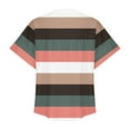 thumbnail image 5 of Womens Dressy Casual Shirts Short Sleeve Fashion Short Sleeved Solid Color Spring/summer Button Up Shirt Top Casual Summer Tops 2025 XL, 5 of 5