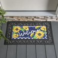 thumbnail image 2 of Evergreen Sunflower Welcome Sassafras Indoor Outdoor Switch Doormat 1'10"x10" Multicolored, 2 of 5