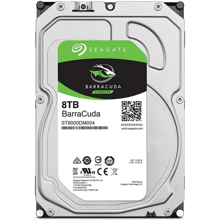 ジャンク　Seagate Barracuda 8TB HDD Seagate BarraCuda 8TB Internal Hard Drive - 5400RPM SATA 3.5