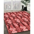 thumbnail image 2 of Ahgly Company Indoor Rectangle Patterned Bean Red Area Rugs, 2' x 3', 2 of 6