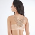 thumbnail image 3 of Women Plus Size Sexy Push Up Bra Front Closure Butterfly Backless Bralette Seamless Bras, 3 of 5