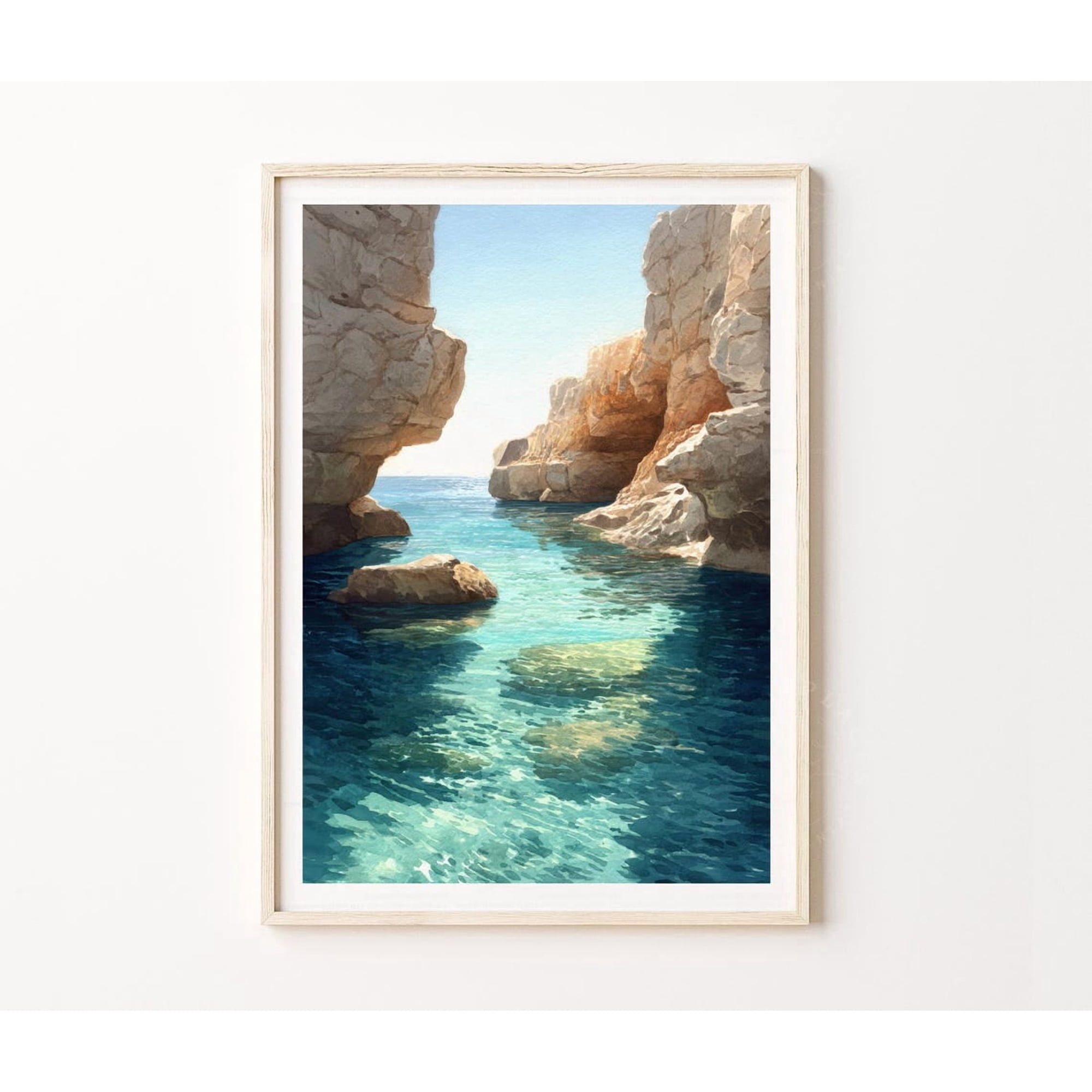 Ayia Napa Cyprus Mediterranean Travel Home Decor