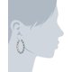 thumbnail image 2 of Guangzhoushicwz Pendientes de aro en tono plateado y turquesa sintética para mujer de Lucky Brand, 2 of 4
