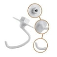 thumbnail image 6 of Shoreew Dough Hook Attachment for Kitchenaid Stand Mixer K45 K45SS KSM90 KSM150 KSM75 KSM103 Bread Hook Replacement Compatible with 4.5-5 Qt Bowls Blender Accessories, 6 of 6