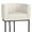 Linen Color+Black, variant on Dycanpo 26'' Counter Height Bar Stools Set of 2 with Backrest and Arms,Linen Fabric (Beige-Black)
