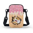 thumbnail image 2 of HELLHERO Shoulder Purse Polyester Double Layer Elf Hat Clover for Outdoor Travel Daily Use Women, 2 of 7
