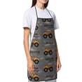 thumbnail image 4 of Disketp Construction Machines Kitchen Apron with adjustable Aprons for Women with Pockets Cooking Powder Pink Apron, 4 of 7