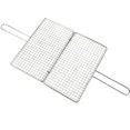 thumbnail image 4 of Grille de Barbecue en Acier Inoxydable Filet à Viande et Poisson avec Poignée Panier de Grillade, 4 of 10
