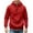 Red, variant on Breezora Boys Long Sleeve Hooded Sweatshirt for Cool Weather Athletic and Leisure Activities 110 Size Blackish Green