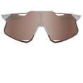 thumbnail image 2 of 100% Hypercraft Sunglasses - Matte Stone Grey; Hiper Crimson Silver Mirror, 2 of 3