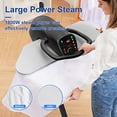 thumbnail image 5 of Plancha de vapor grande de 86 cm con pantalla táctil LED, 1800 W, 5 ajustes de tela, conversión de idioma e indicaciones de voz, con pulverizador y almohadilla de presión para uso doméstico y comerci, 5 of 5