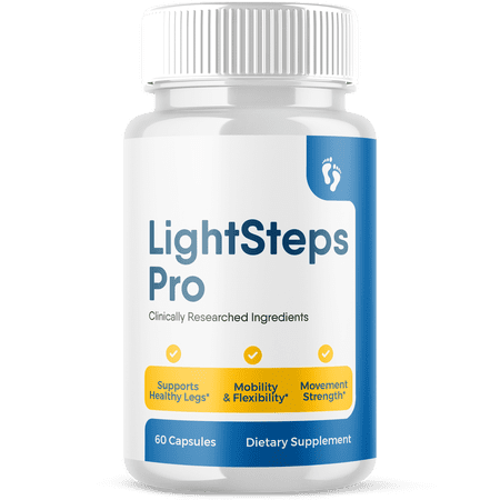 LightSteps Pro Joint Support Pills Advanced Mobility Support Supplement Light Steps Pro 60 Capsules