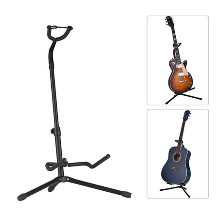 Support de trépied d'instrument de musique de support de plancher de guitare  en métal pour la basse électrique acoustique de guitare