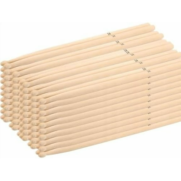 36 Pairs Drum Sticks, 5A Classic Wood Tip Drumstick Bulk, Maple Wood Drum Sticks Set, 16 Inch$$Music