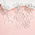 thumbnail image 5 of Giaone Vintage Irregular Flower Pendant Necklace Handmade Hollow Flower Beads DIY, 5 of 10