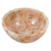 Harmonize Natural Sun Stone Bowl Hand Carved Crystal Reiki Healing Energy Generator Gemstones