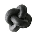 Mainstays Indoor Tabletop Resin Modern Black Knot 5.5" Decorative