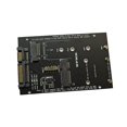 thumbnail image 4 of facefd Adaptateur Carte PCB 2 en 1 Double Slot NGFF M.2/MSATA vers SATA III, 4 of 7